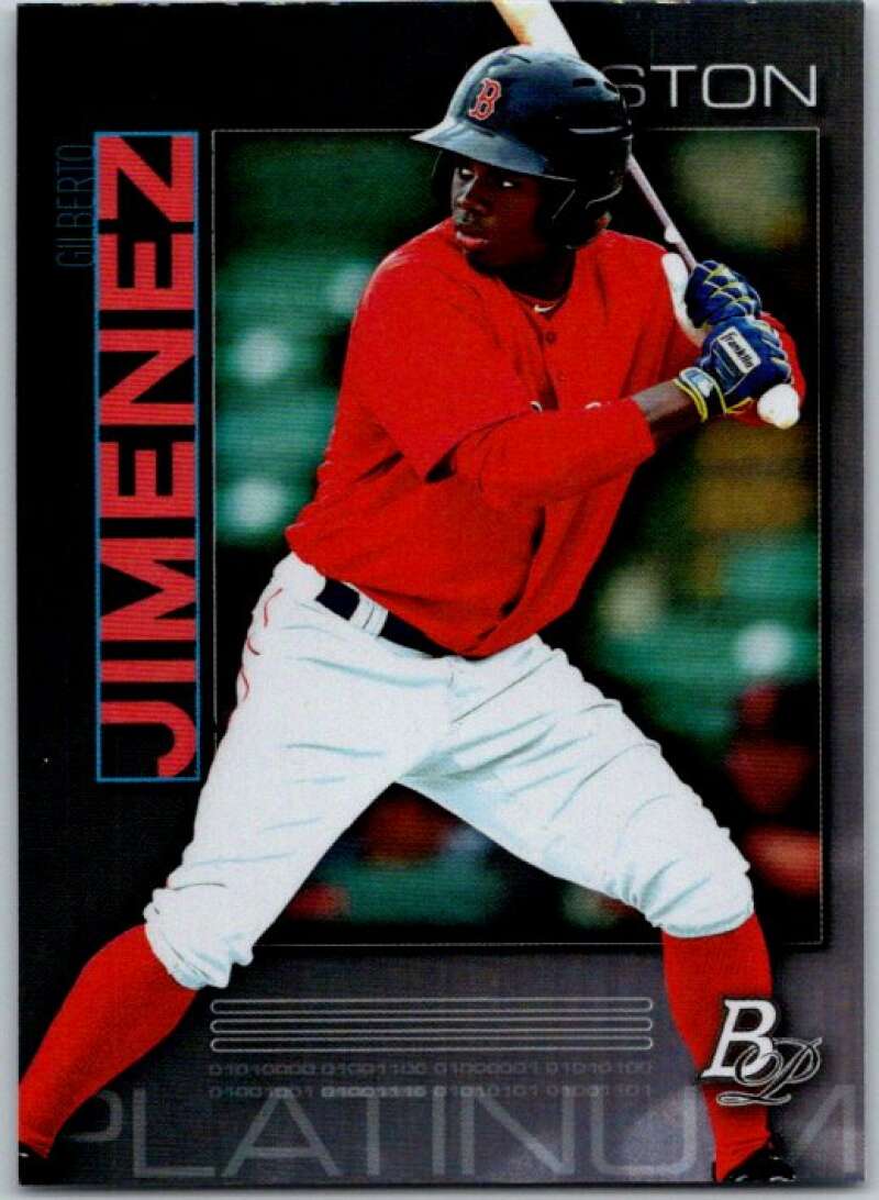 2020 Bowman Platinum Top Prospects #TOP-16 Gilberto Jimenez Red Sox V45568