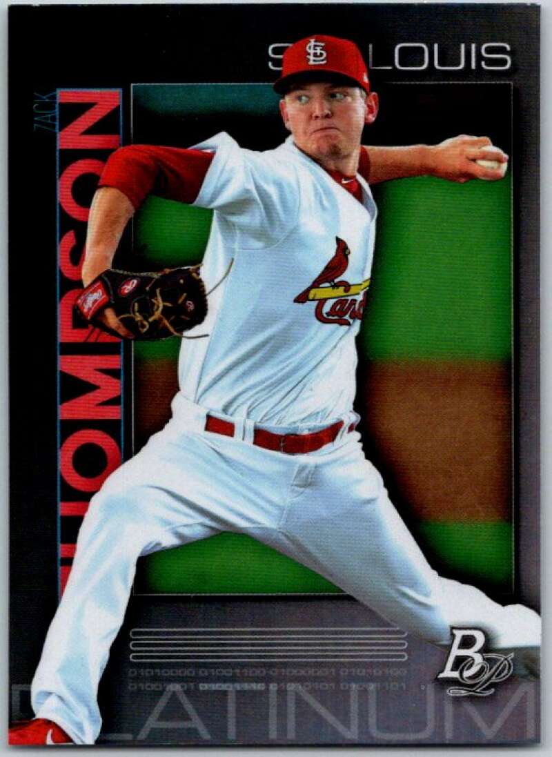 2020 Bowman Platinum Top Prospects #TOP-69 Zack Thompson Cardinals V45575