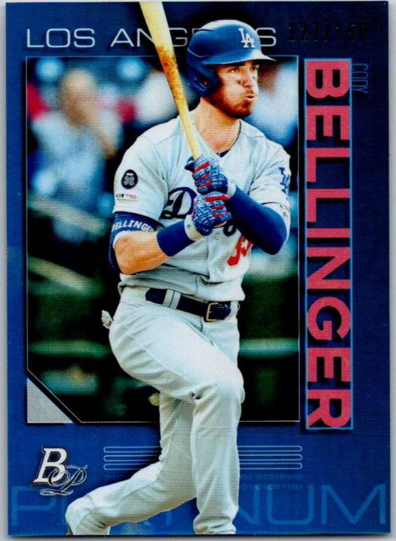 2020 Bowman Platinum Blue #82 Cody Bellinger 127/150 Dodgers V45578