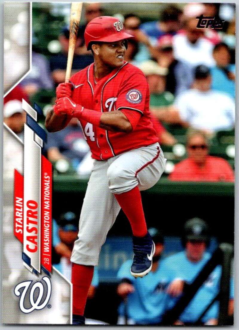 2020 Topps Update #U-5 Starlin Castro Washington Nationals V45581