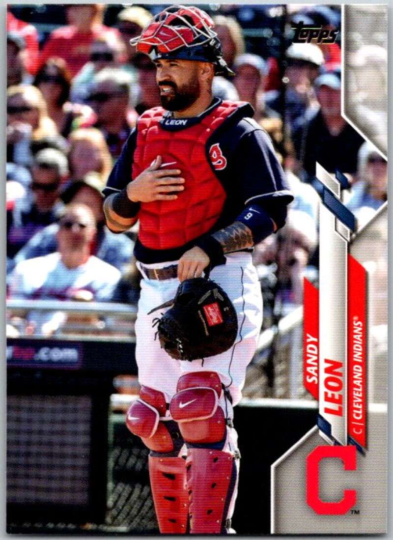 2020 Topps Update #U-48 Sandy Leon Cleveland Indians V45589