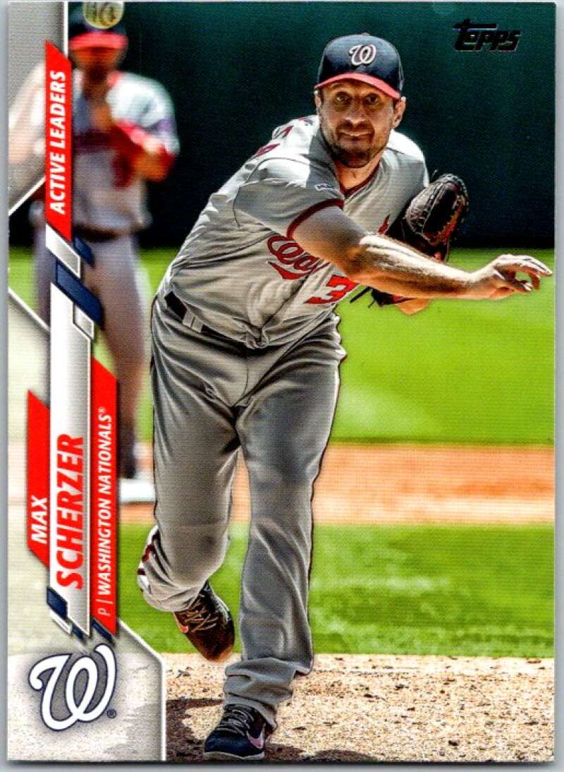 2020 Topps Update #U-66 Max Scherzer Washington Nationals V45591