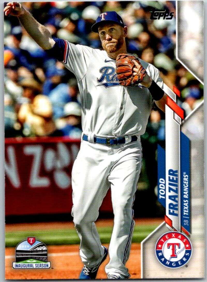 2020 Topps Update #U-73 Todd Frazier Texas Rangers V45592