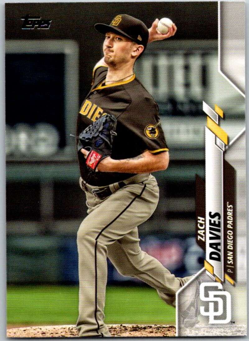 2020 Topps Update #U-155 Zach Davies San Diego Padres V45606