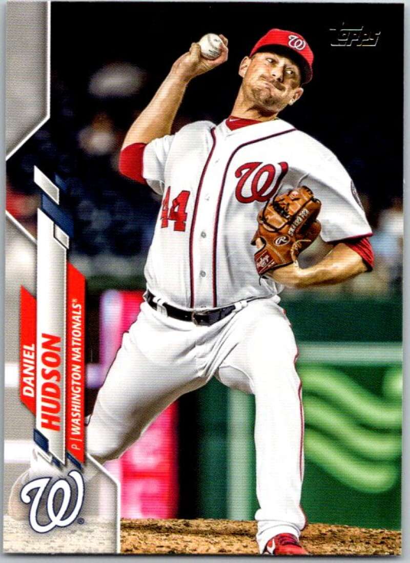 2020 Topps Update #U-195 Daniel Hudson Washington Nationals V45613