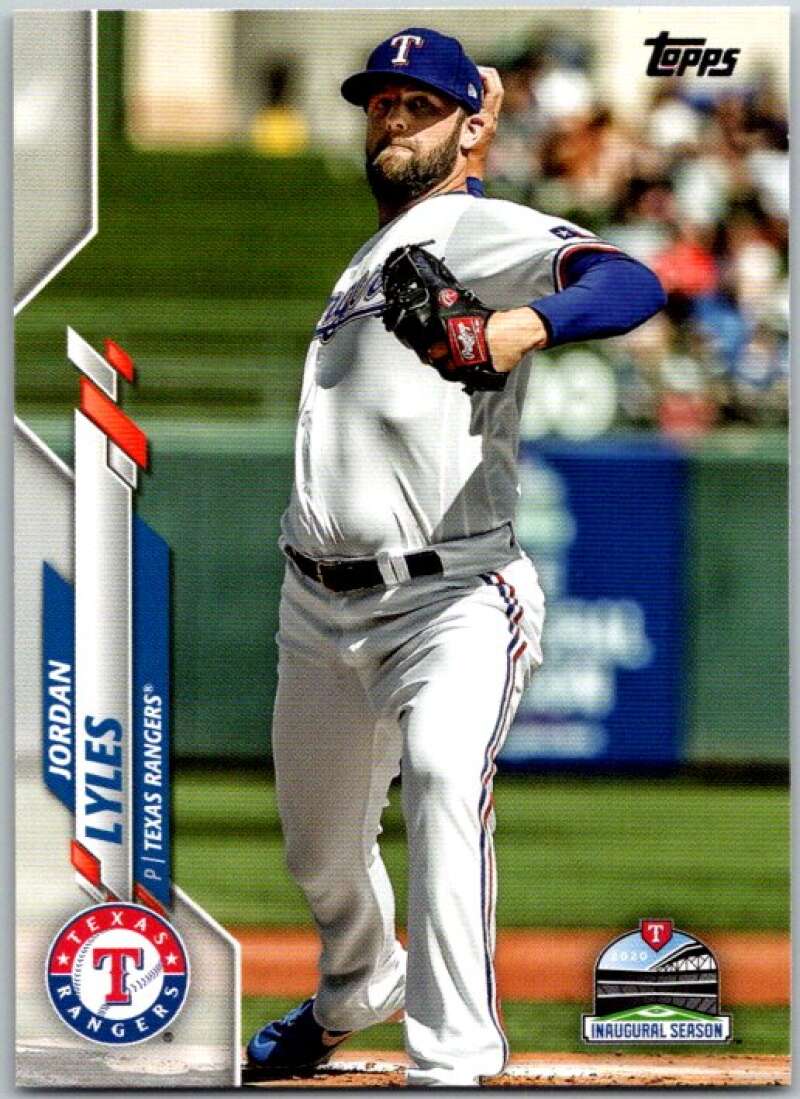 2020 Topps Update #U-212 Jordan Lyles Texas Rangers V45618