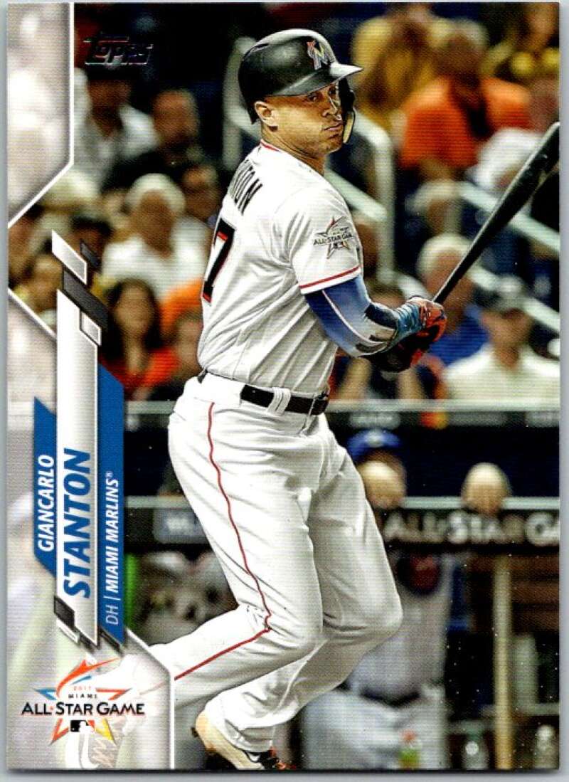 2020 Topps Update #U-229 Giancarlo Stanton Miami Marlins V45623