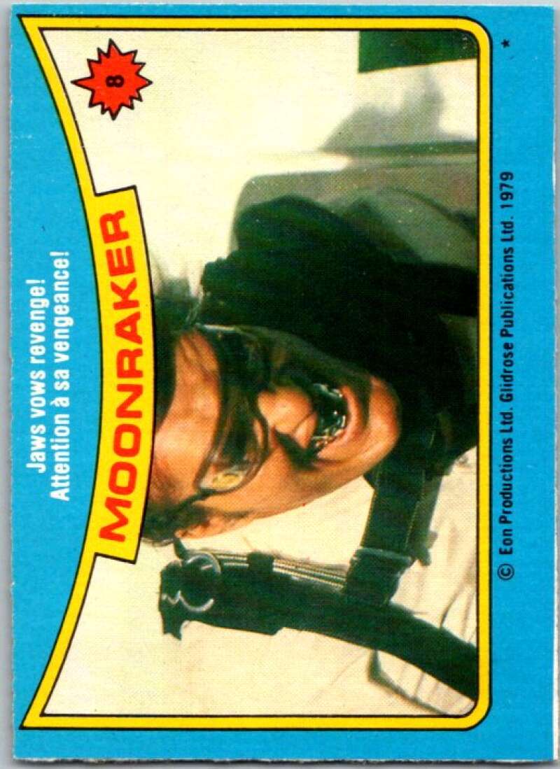 1979 Topps James Bond Moonraker #8 Jaws vows revenge V45651