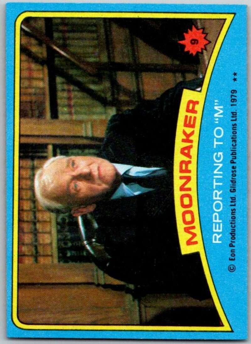 1979 Topps James Bond Moonraker #9 Reporting to M V45652