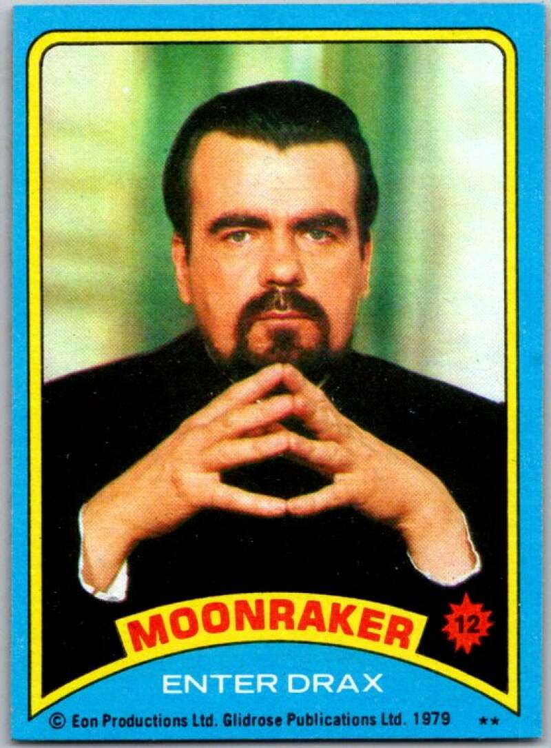 1979 Topps James Bond Moonraker #12 Hugo Drax V45655