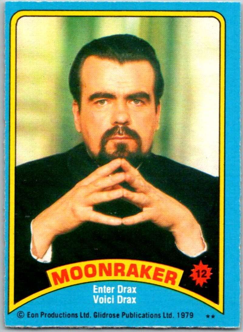 1979 Topps James Bond Moonraker #12 Hugo Drax V45656