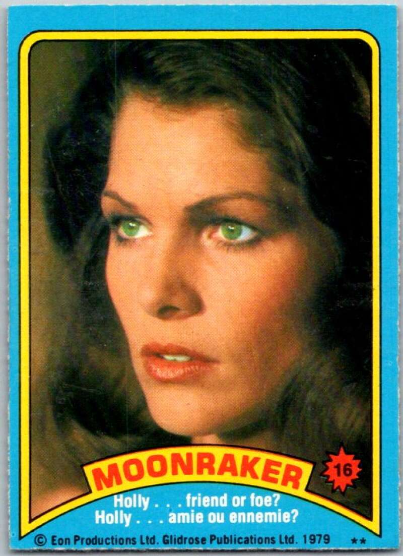 1979 Topps James Bond Moonraker #16 Holly friend or foe V45657
