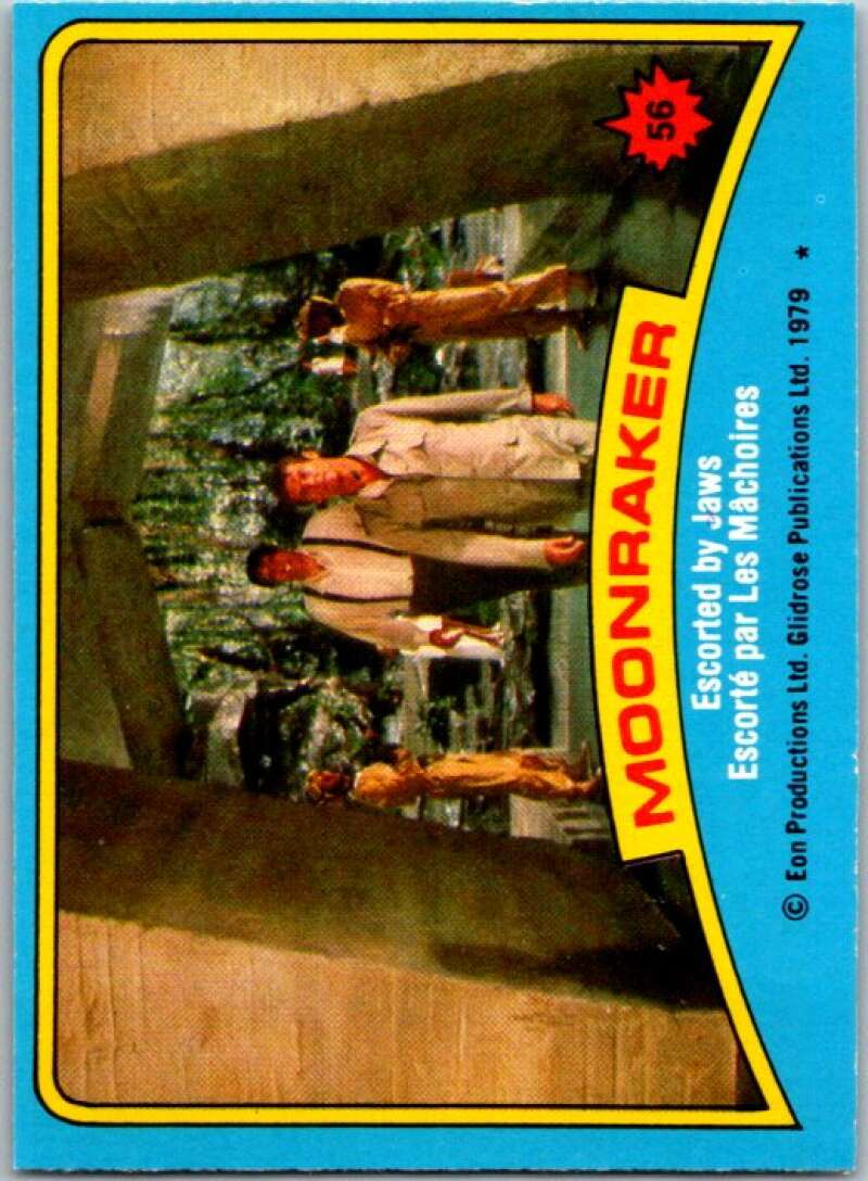 1979 Topps James Bond Moonraker #56 Escorted by Jaws V45691