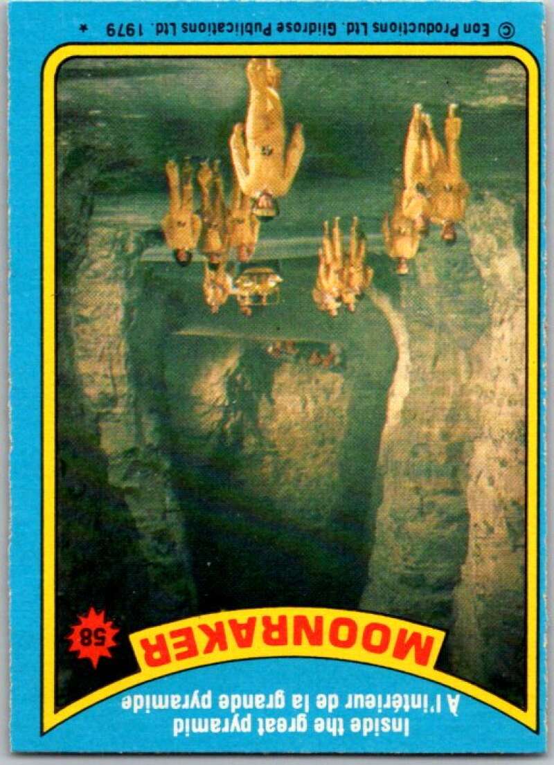 1979 Topps James Bond Moonraker #58 Inside the great pyramid V45692