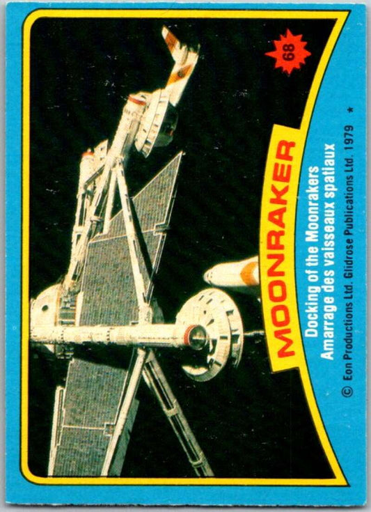 1979 Topps James Bond Moonraker #68 Docking of the Moonrakers   V45699