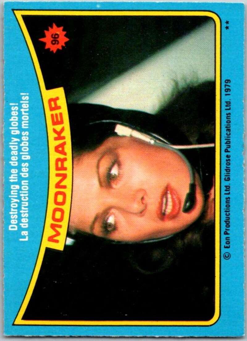 1979 Topps James Bond Moonraker #96 Destroying the deadly globes V45716
