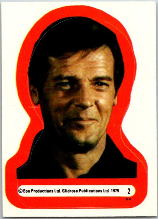 1979 Topps James Bond Moonraker Sticker #2 V45719