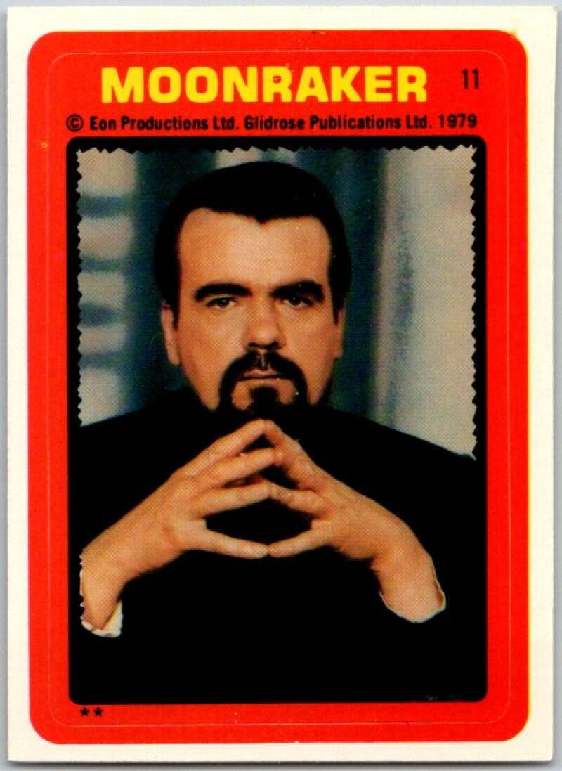 1979 Topps James Bond Moonraker Sticker #11 V45720