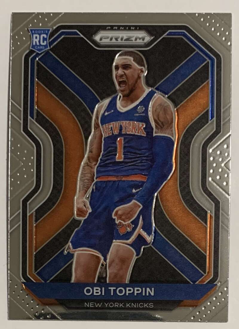 2020-21 Panini Prizm #280 Obi Toppin RC Rookie New York Knicks V45736