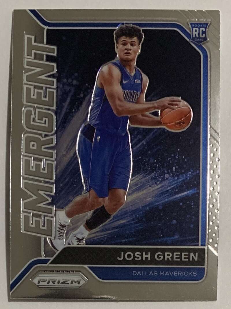 2020-21 Panini Prizm Emergent #22 Josh Green Dallas Mavericks V45739