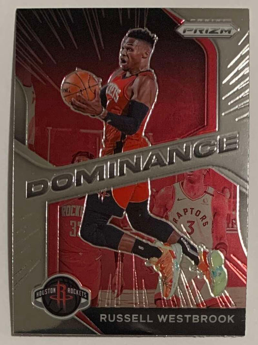 2020-21 Panini Prizm Dominance #23 Russell Westbrook Rockets  V45740