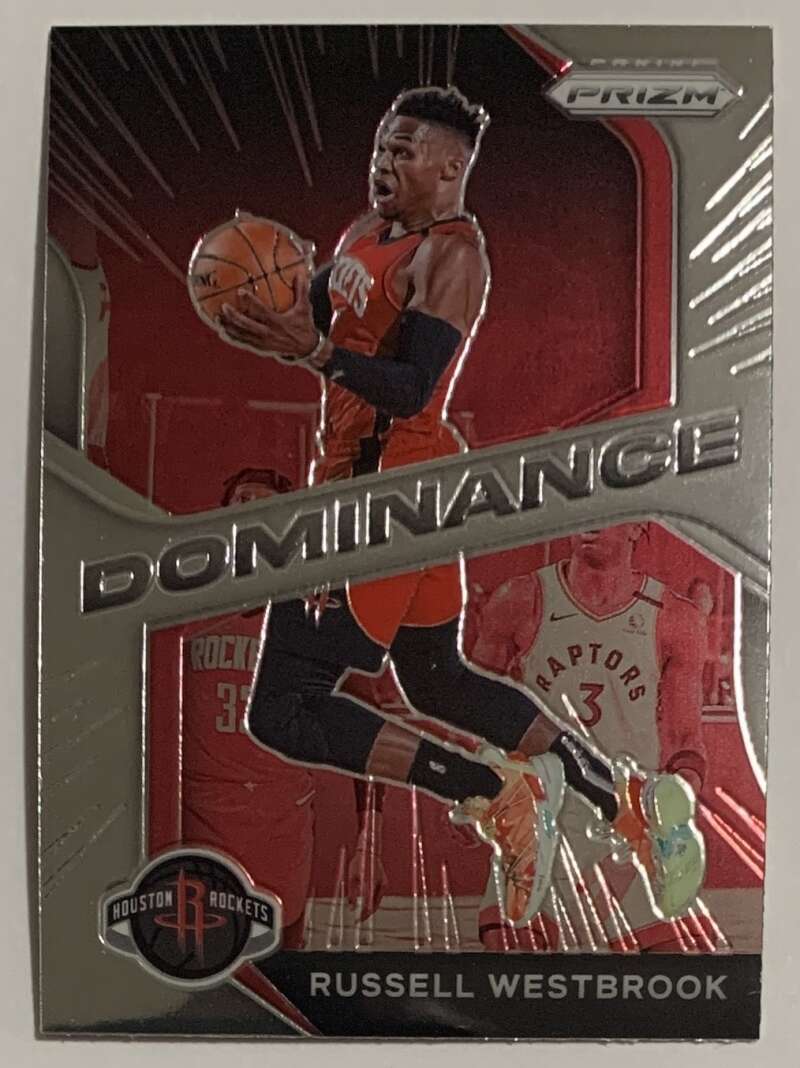 2020-21 Panini Prizm Dominance #23 Russell Westbrook Rockets V45740