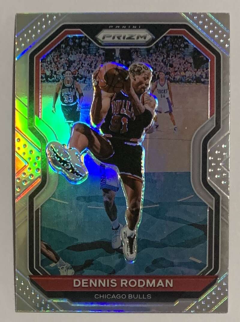 2020-21 Panini Prizm Prizms Silver Holo #166 Dennis Rodman Bulls V45742