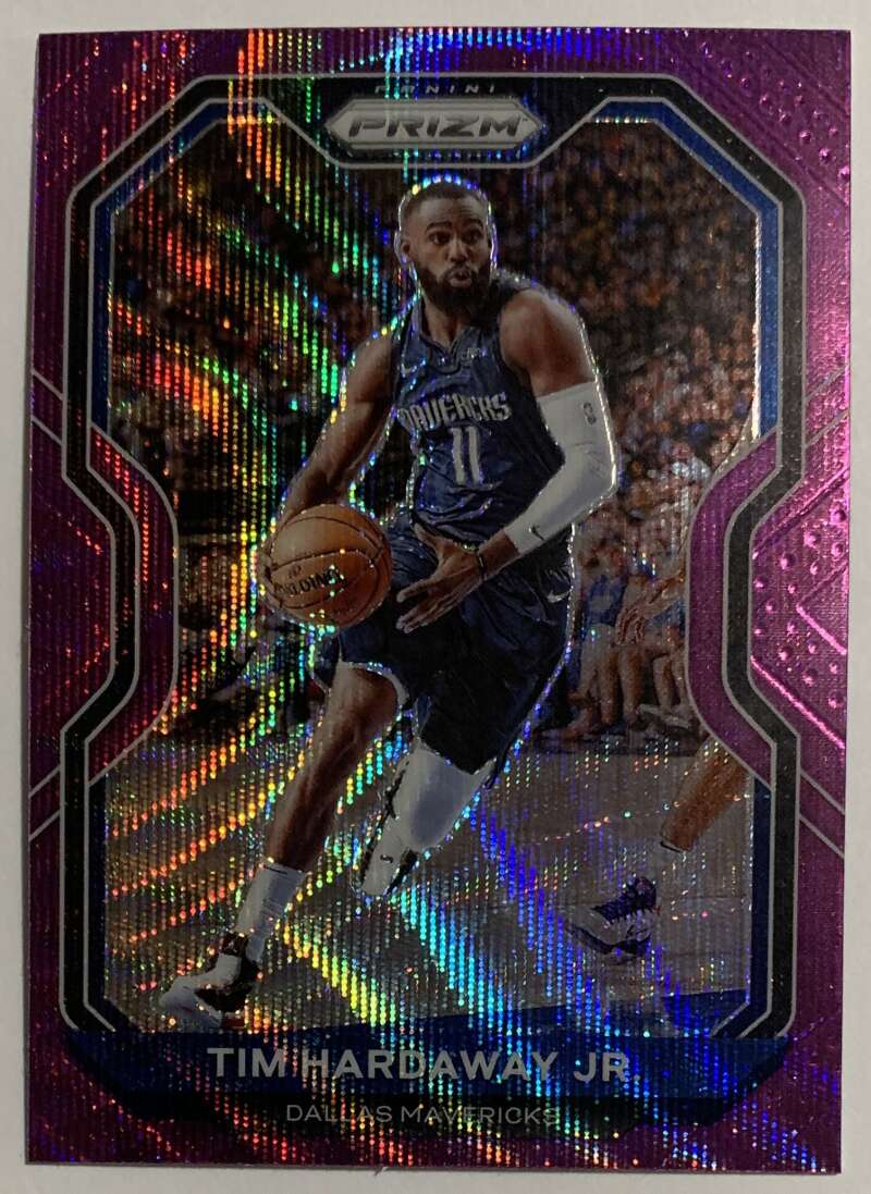 2020-21 Panini Prizm Prizms Purple Wave #52 Tim Hardaway Jr. Dallas V45744