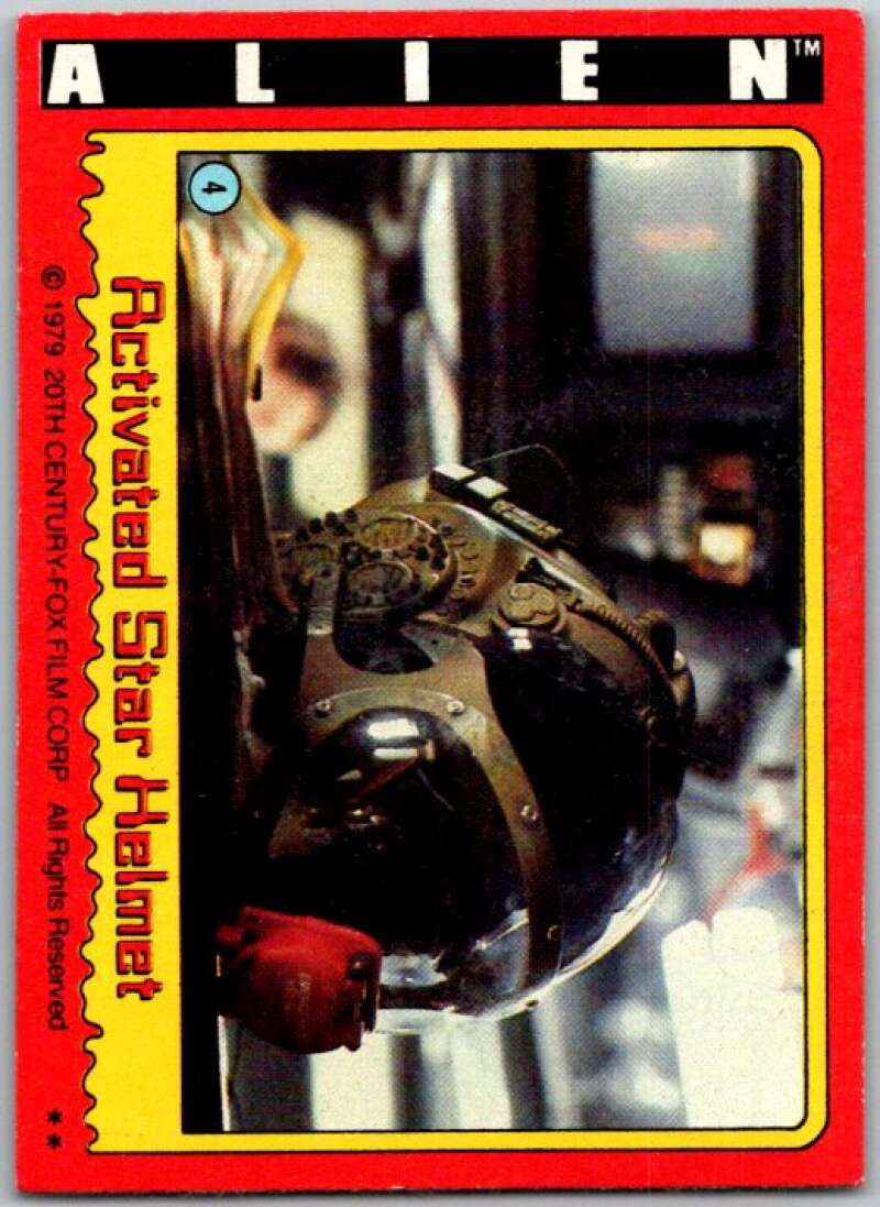 1979 Alien #4 Activated Star Helmet V45749