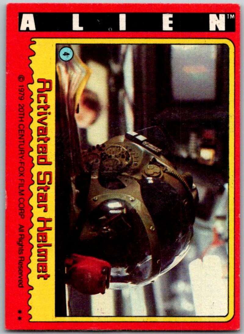 1979 Alien #4 Activated Star Helmet V45750