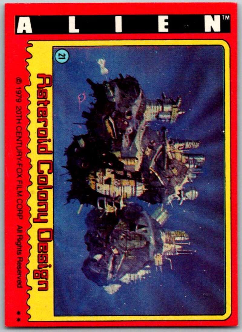 1979 Alien #21 Asteroid Colony Design V45797