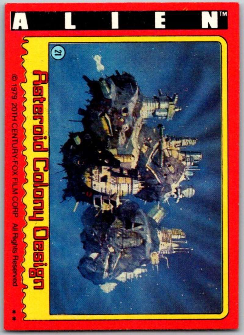 1979 Alien #21 Asteroid Colony Design V45799