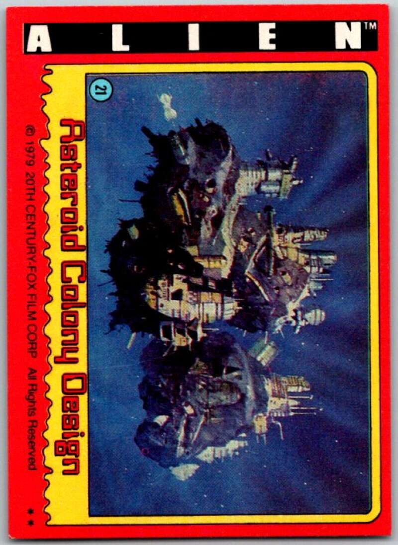 1979 Alien #21 Asteroid Colony Design V45800