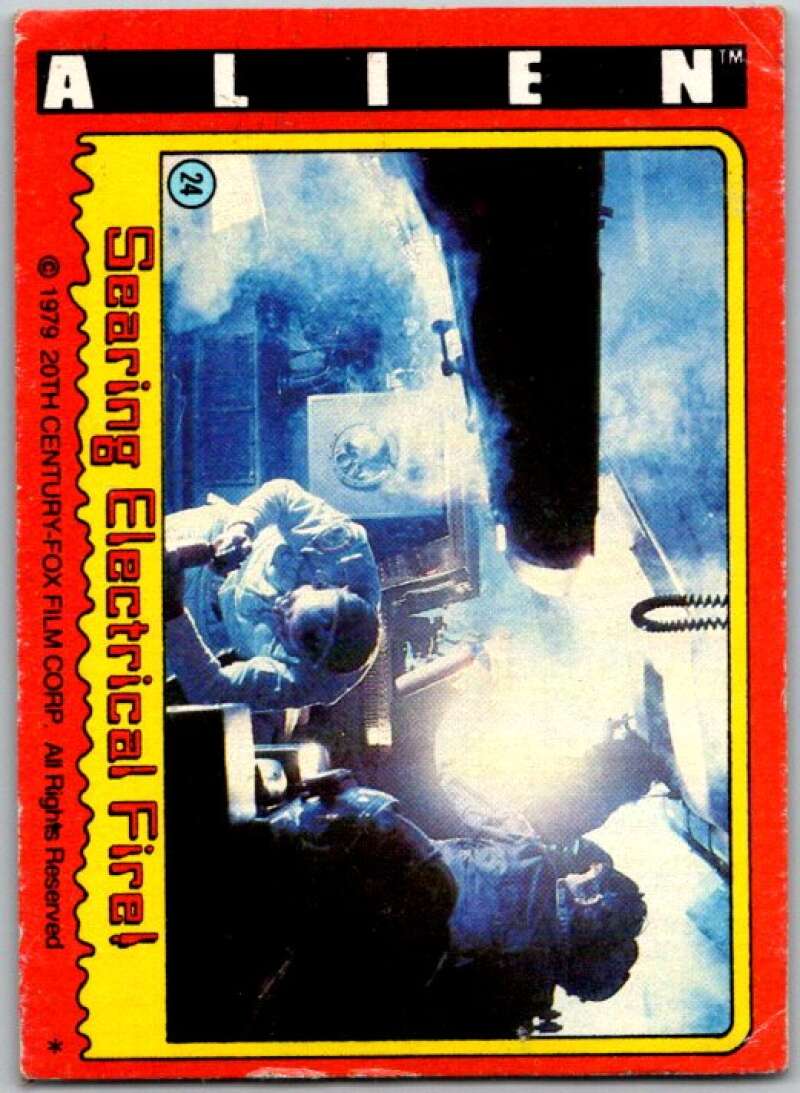 1979 Alien #24 Searing Electrical Fire V45809