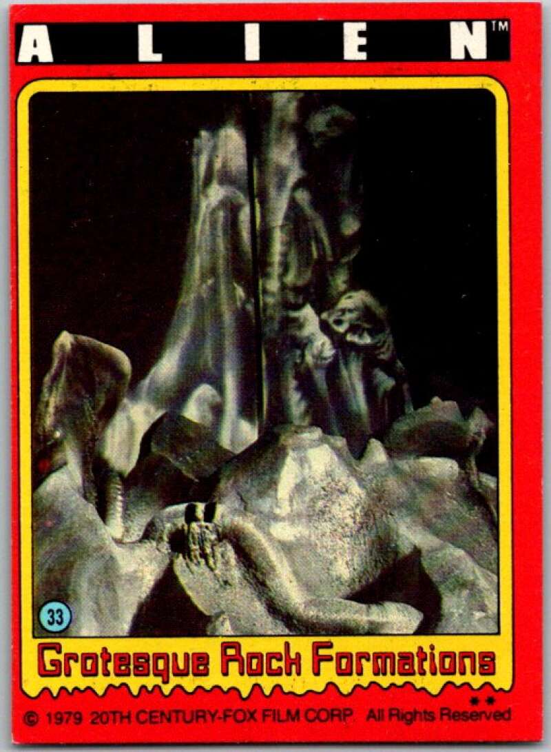 1979 Alien #33 Gratesque Rock Formations V45835