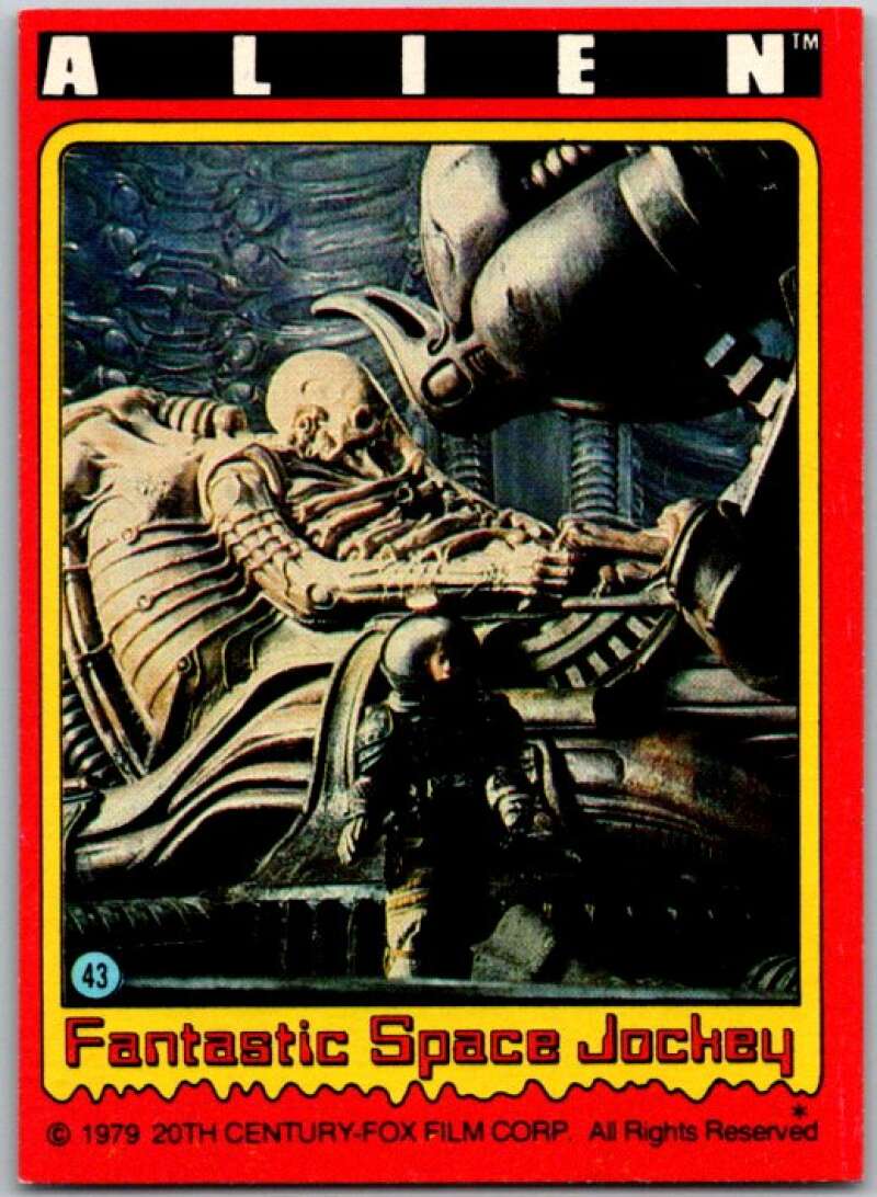 1979 Alien #43 Fantastic Space Jockey V45864