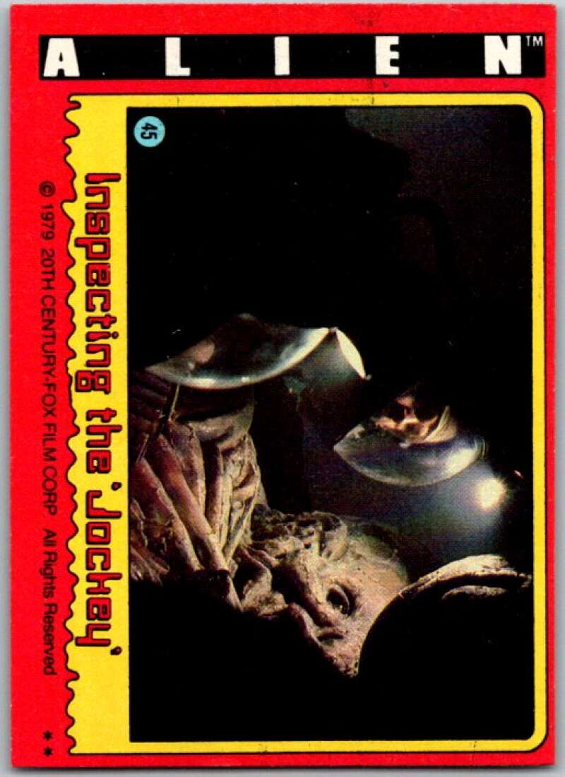 1979 Alien #45 Inspecting the "Jockey" V45874