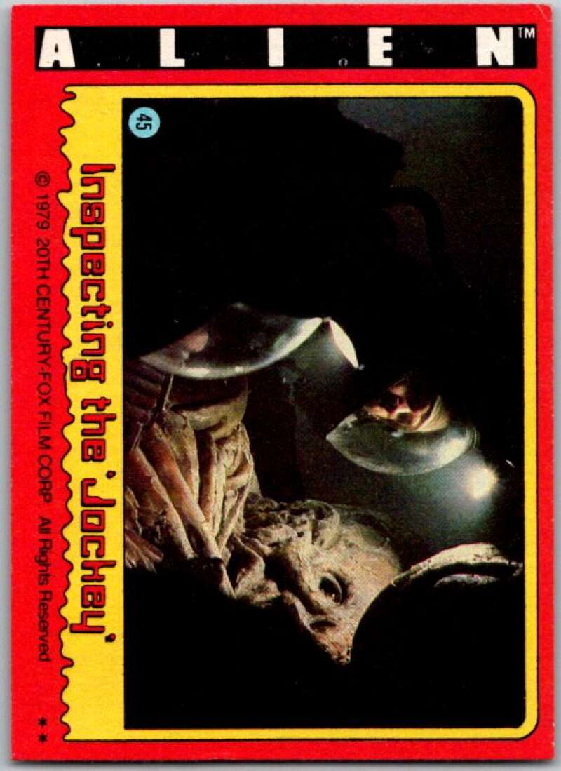 1979 Alien #45 Inspecting the "Jockey" V45875