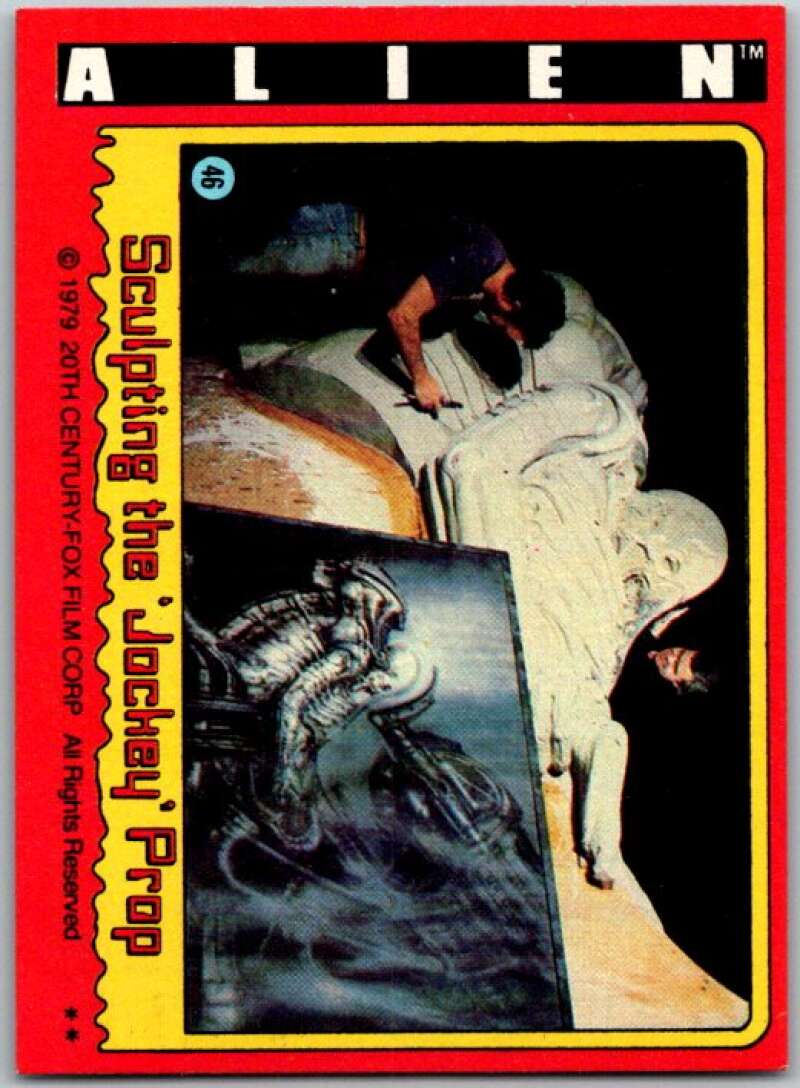 1979 Alien #46 Sculpting the "Jockey" Prop V45877