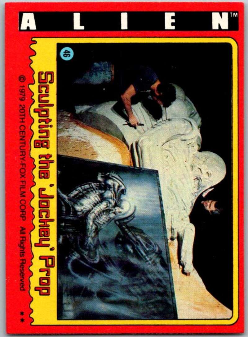 1979 Alien #46 Sculpting the "Jockey" Prop V45878