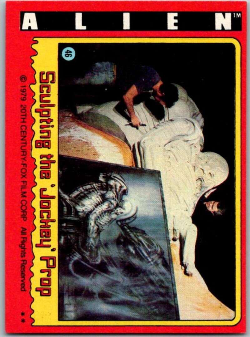 1979 Alien #46 Sculpting the "Jockey" Prop V45879