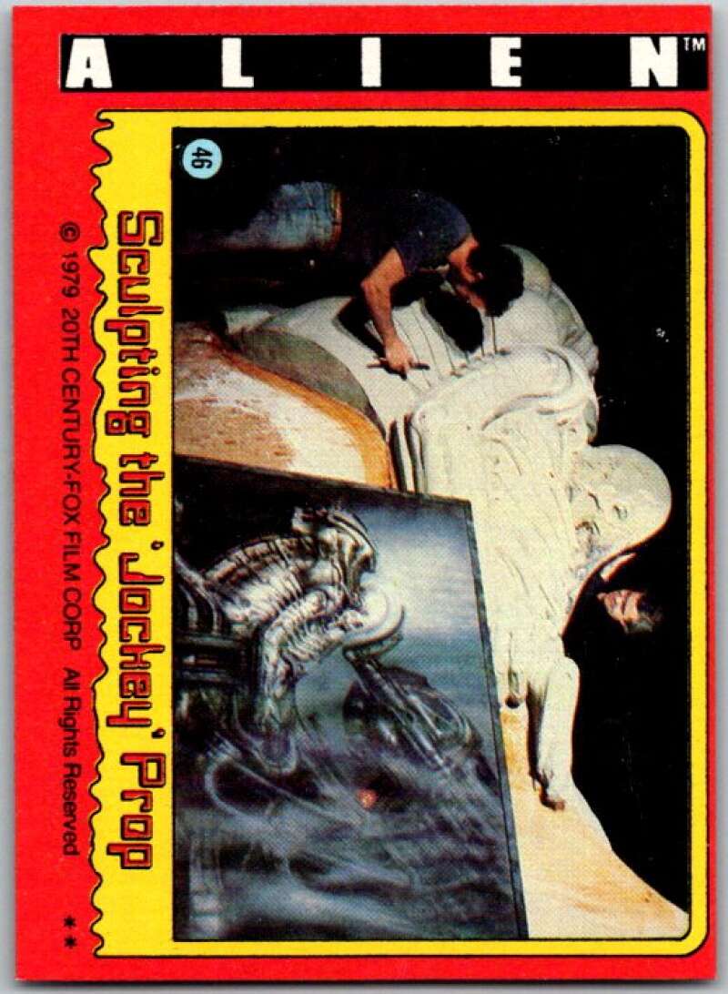 1979 Alien #46 Sculpting the "Jockey" Prop V45881