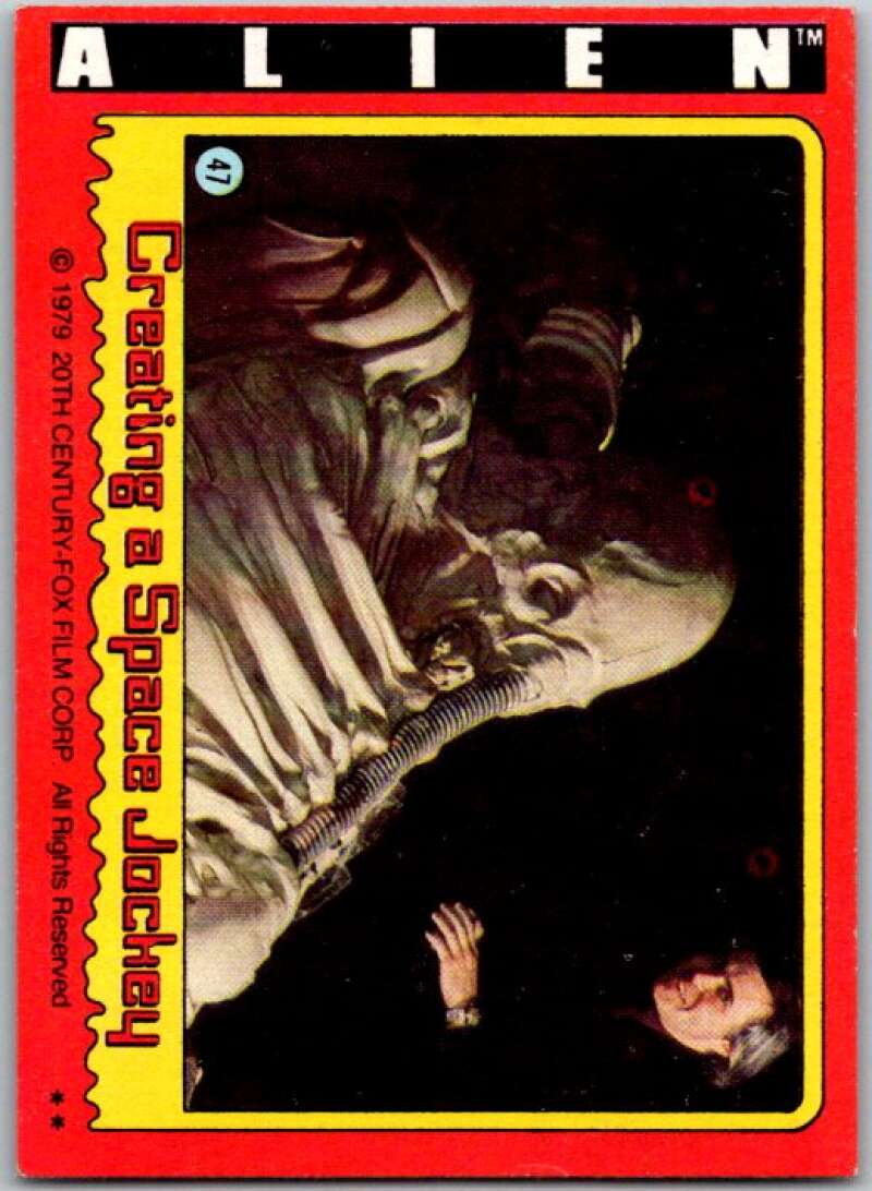 1979 Alien #47 Creating a Space Jockey V45882