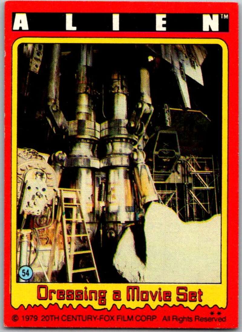 1979 Alien #54 Dressing a Movie Set V45899
