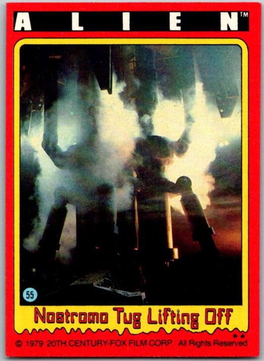 1979 Alien #55 Nostromo Tug Lifting Off  V45902