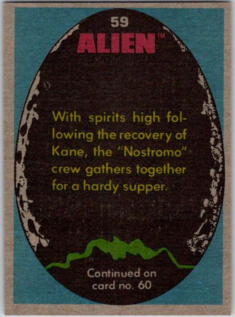 1979 Alien #59 The Last Supper V45913