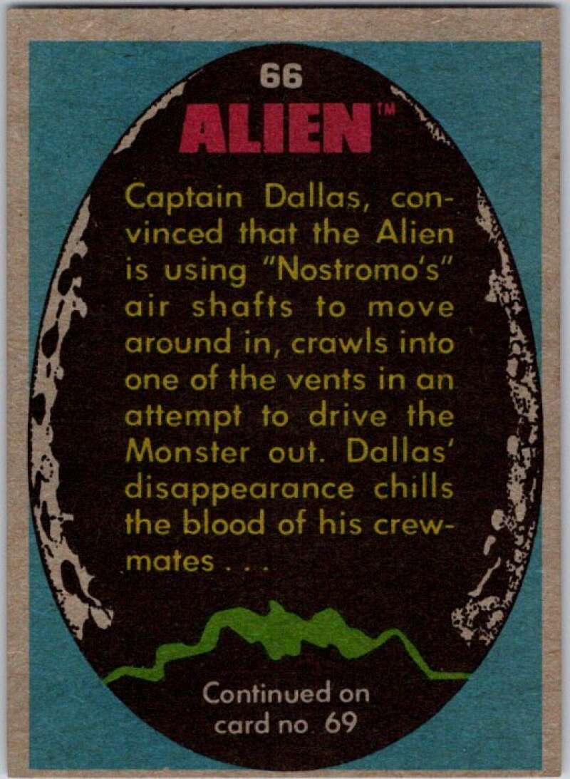 1979 Alien #66 Dallas' Fate V45935