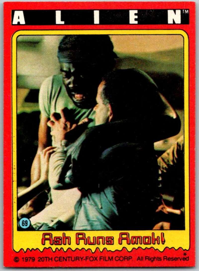 1979 Alien #69 Ash Runs Amok V45943