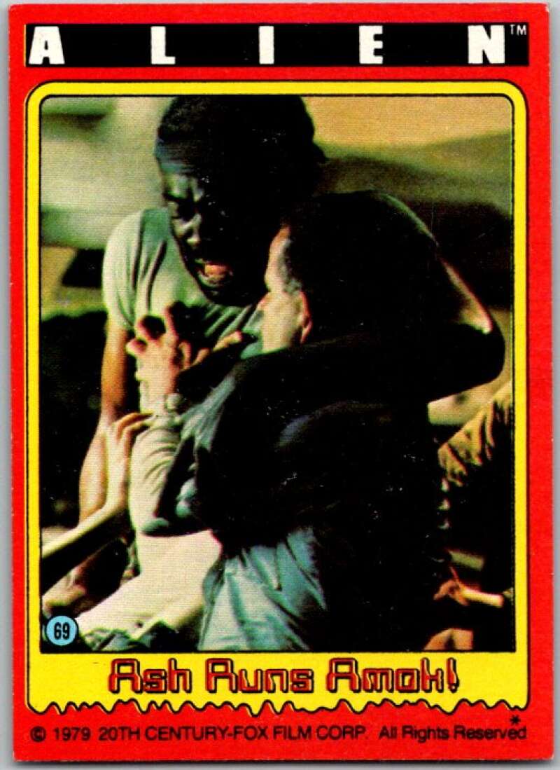1979 Alien #69 Ash Runs Amok V45945