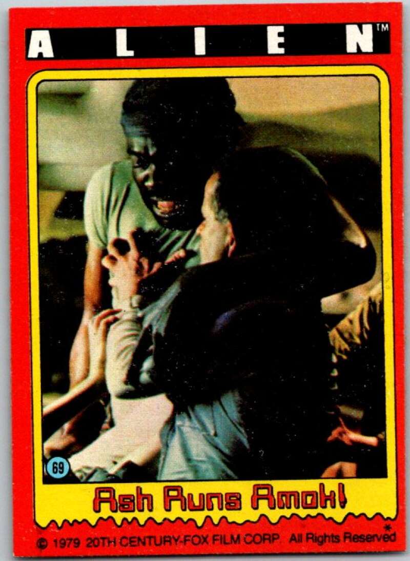 1979 Alien #69 Ash Runs Amok V45946